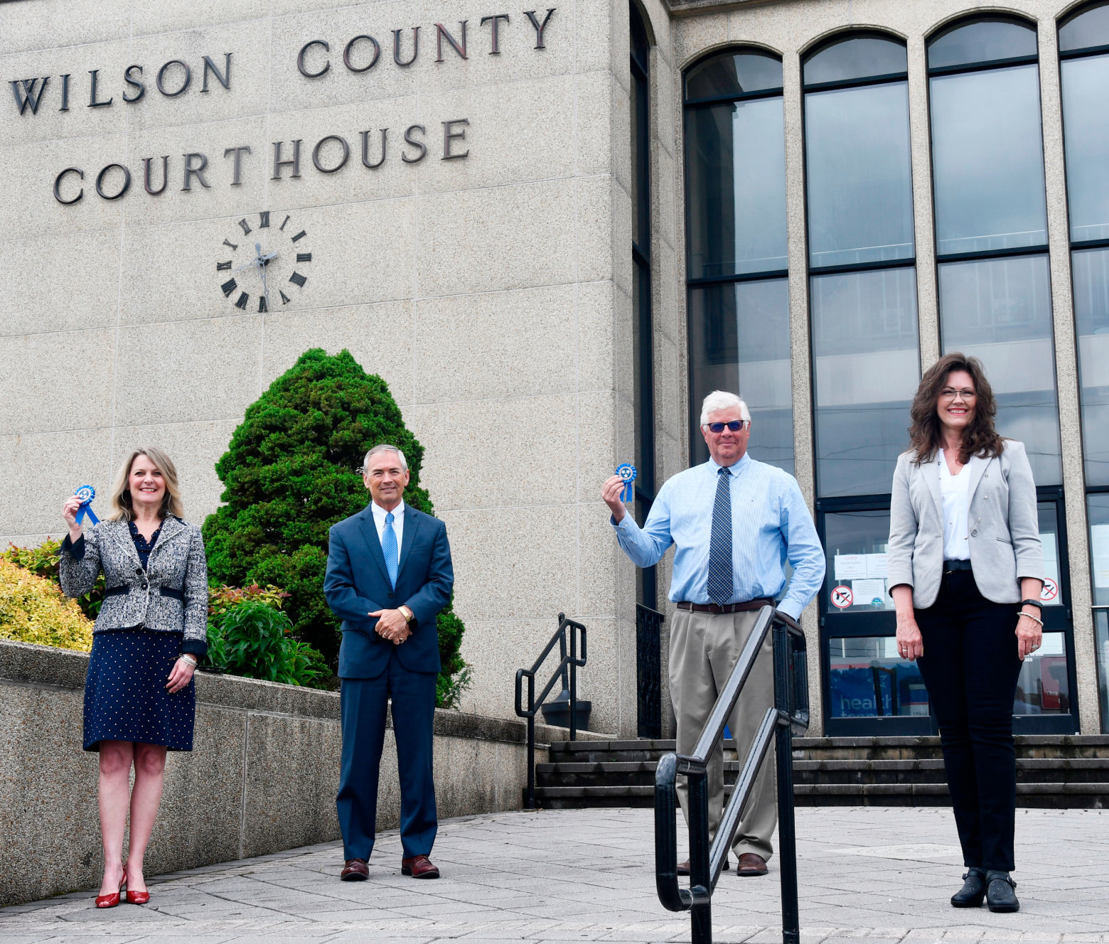 Blue ribbons for businesses